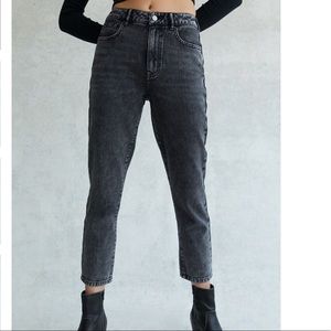 PacSun Black High Waisted Mom Jeans